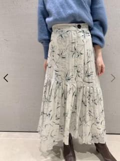 SNIDEL プリントプリーツスカートのサムネイル