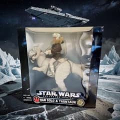 Unused 1997 Kenner STAR WARS Han Solo & Tauntaun