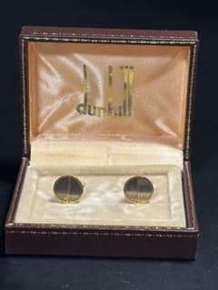 dunhill カフリンクス ゴールド×シルバー オーバルのサムネイル