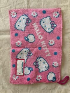 ハローキティ｜雑巾｜ピンク｜小学校｜新生活のサムネイル