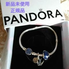 最終お値下げ✰新品未使用 Pandora ブレスレット18㌢ チャーム2点 箱付 