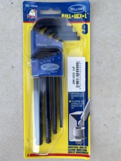 新品 未使用 WILLIAMS ウィリアムズ 六角レンチ 送料込のサムネイル