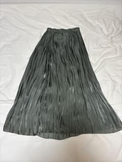 MOUSSY プリーツスカート カーキ Sのサムネイル