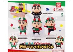 Crayon Shin-chan x Kamen Rider Collaboration Figure Collection - All Types