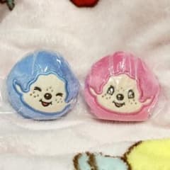 モンチッチ ぬいぐるみミラー ガチャガチャ ピンク ブルー 2点セット！のサムネイル