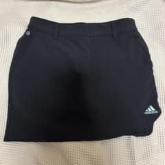 adidas レディース ゴルフスカート ブラックのサムネイル