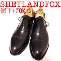 美品 シェットランドフォックス ケンジントンII ストレートチップ 黒 26.5 786. シェットランドフォックス ケンジントンⅡストレートチップ 9