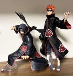 美品】一番くじナルト 暁 C賞ペイン・D賞うちはイタチ 2体セット