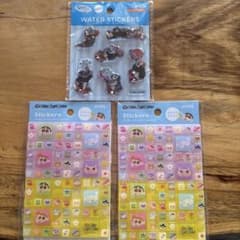 ピングーウォーターシール1枚 クレヨンしんちゃんタイルシール2枚のサムネイル