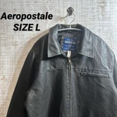 な*猫様 Aeropostale 黒 レザージャケットのサムネイル