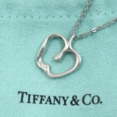 美品✨ Tiffany ティファニー ネックレス アップル ヴィンテージ Ag 