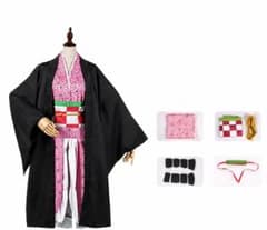 【ハロウィン】【未使用】鬼滅の刃　禰豆子風 コスプレ衣装のサムネイル