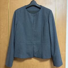quatre ノーカラージャケット グレー 15ARのサムネイル