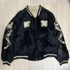 50s スカジャン　別珍　vintage jacketのサムネイル
