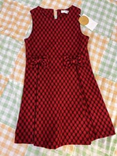 ZARA キッズ チェック柄ワンピース 131cm 新品のサムネイル