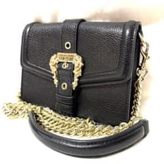 極美品】VERSACE JEANS COUTURE チェーンショルダーバッグ - メルカリ