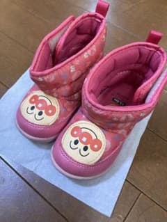 ムーンスター　アンパンマン　スノーシューズ　ブーツ　ピンク　13センチのサムネイル