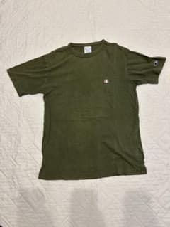 Champion Tシャツ オリーブ ロゴ刺繍のサムネイル