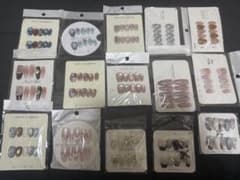 ネイルチップ 15点セットLサイズ おまけ付きのサムネイル