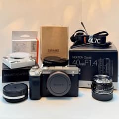 SONYα7C ,Voigtlanderレンズ ,マウントアダプターセット SONYα7C ,Voigtlanderレンズ ,マウントアダプターセット - メルカリ
