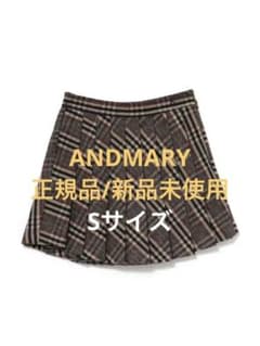 ANDMARY Monica check pleats mini skirt - メルカリ