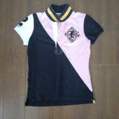 Ralph Lauren Rugby ポロシャツ ピンク ネイビー　ゴルフのサムネイル