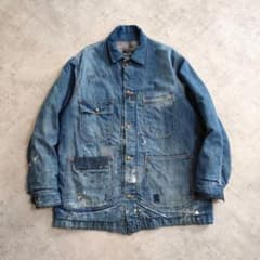 ビンテージ 黒タグ sears デニムカバーオール ブランケットライナー付