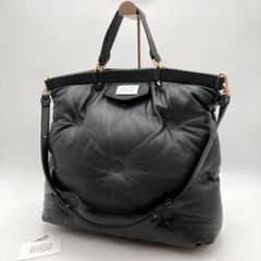 レア！極美品✨メゾンマルジェラ グラムスラム ラージ トートバッグ 黒 