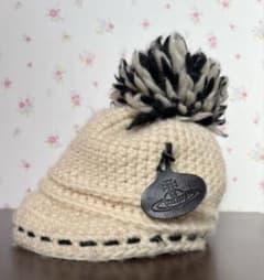 ヴィヴィアンウェストウッド ポンポン ニット帽 - メルカリ