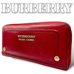 BURBERRY 袋付き レディース ラウンドファスナー 長財布 7105 - メルカリ