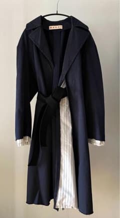 マルニ ロングコート コットン レイヤードデザイン 2016ss 40 マルニ ロングコート コットン レイヤードデザイン 2016ss 40 - メルカリ