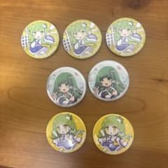 東方Project 東風谷早苗 缶バッジ 7個セットのサムネイル