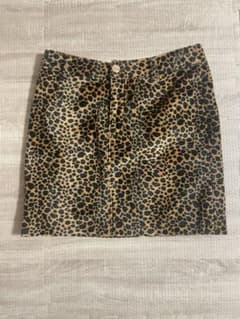 ヒョウ柄 スカート 秋冬のサムネイル