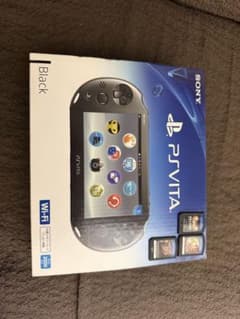 PS Vita 本体 ブラック・充電器・ソフトのサムネイル