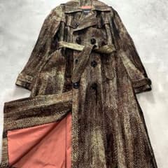 未使用✨DSQUARED ランウェイ トレンチコート ジャガード 40 L 未使用✨DSQUARED ランウェイ トレンチコート ジャガード 40 L - メルカリ