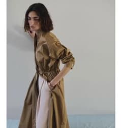 SOEJUソージュ　リモンタコートワンピース　1回着用　美品　羽織りにも登壇にも SOEJUソージュ リモンタコートワンピース 1回着用 美品 羽織りにも登壇