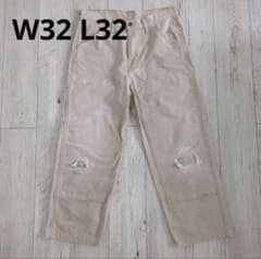 Levi's ダック地 w32 L32 ペインターダブルニー 568 - メルカリ