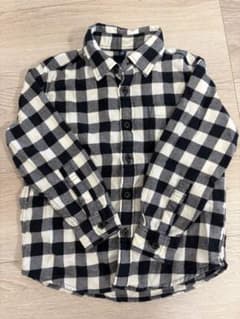 UNIQLO 長袖チェックシャツ　110のサムネイル