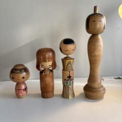 ✴︎創作こけし ✴︎創作人形 4体セット 創作こけし 4体セット 伝統工芸品 - メルカリ