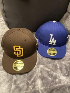 【新品・未使用】New Era 59FIFTY パドレス &ドジャース キャップのサムネイル