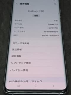 チ*ン様 【ジャンク品】Samsung Galaxy S10 本体 チ*ン様 【ジャンク品】Samsung Galaxy S10 本体 【公式通販】