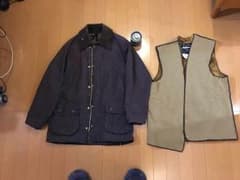 バブアー　ビデイル34　ブラウン  インナー付きのサムネイル