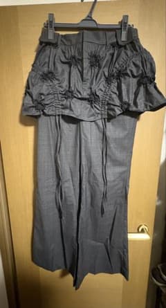 maison special レイヤード風 カジュアルパンツ グレーのサムネイル