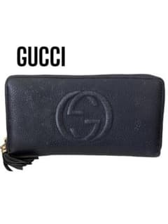 中古☆ 美品 GUCCI グッチ 長財布 ラウンドファスナーのサムネイル