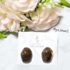 小ぶり*bumpy oval…khakiのサムネイル