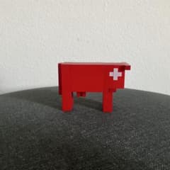 ネフ 】赤い牛 知育玩具 コレクション パズル 積み木 木製 - メルカリ