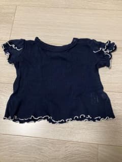 ベビー 半袖Tシャツ ネイビー 60-70cmのサムネイル