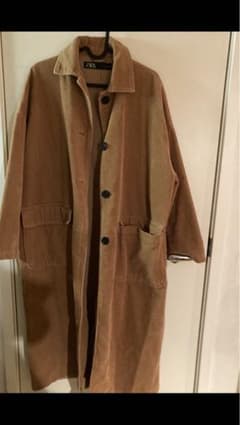 ZARA コーデュロイ    薄手コートのサムネイル