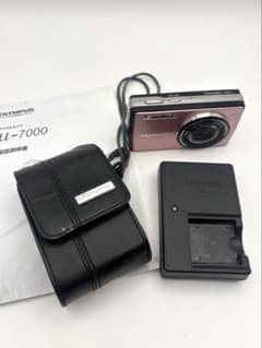 OLYMPUS μ-7000 ピンク コンパクトデジタルカメラ - メルカリ