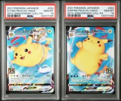 なみのりピカチュウ そらとぶピカチュウVMAX 25th PSA10 2連番 - メルカリ